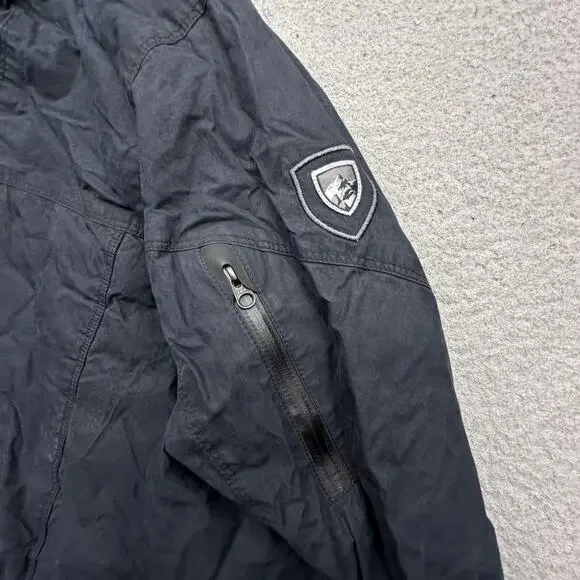 Kuhl Wyldefire Hoody 800 Fill Down Water Resistant Puffer Jacket Men Large Black - Picture 12 of 14